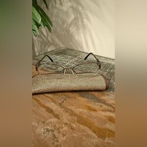 Elle Optical Glasses Metal Frames. Comes with case. Good condition.